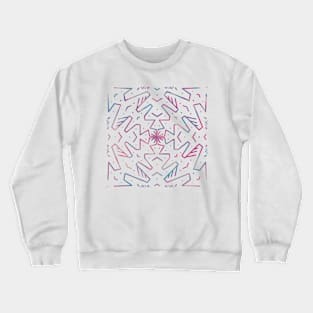 Zig Zag Mandala Crewneck Sweatshirt